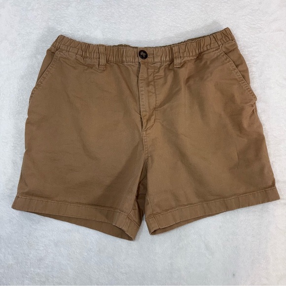 Chubbies Originals Shorts Mens XL Khaki Tan 5.5 Inseam Casual Stretch Summer - Picture 1 of 9